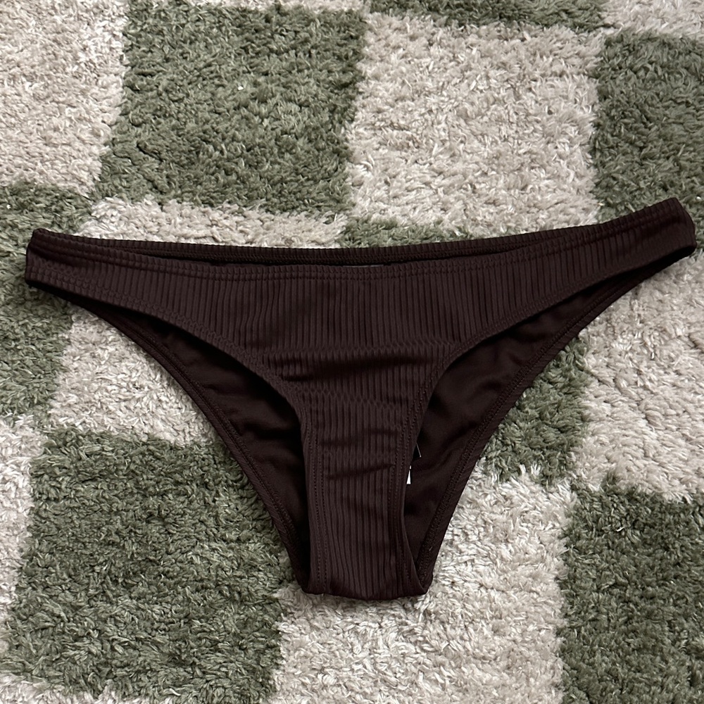 Damsel Brown Bikini Bottoms, Size L